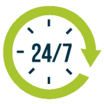 24.7 monitoring & support